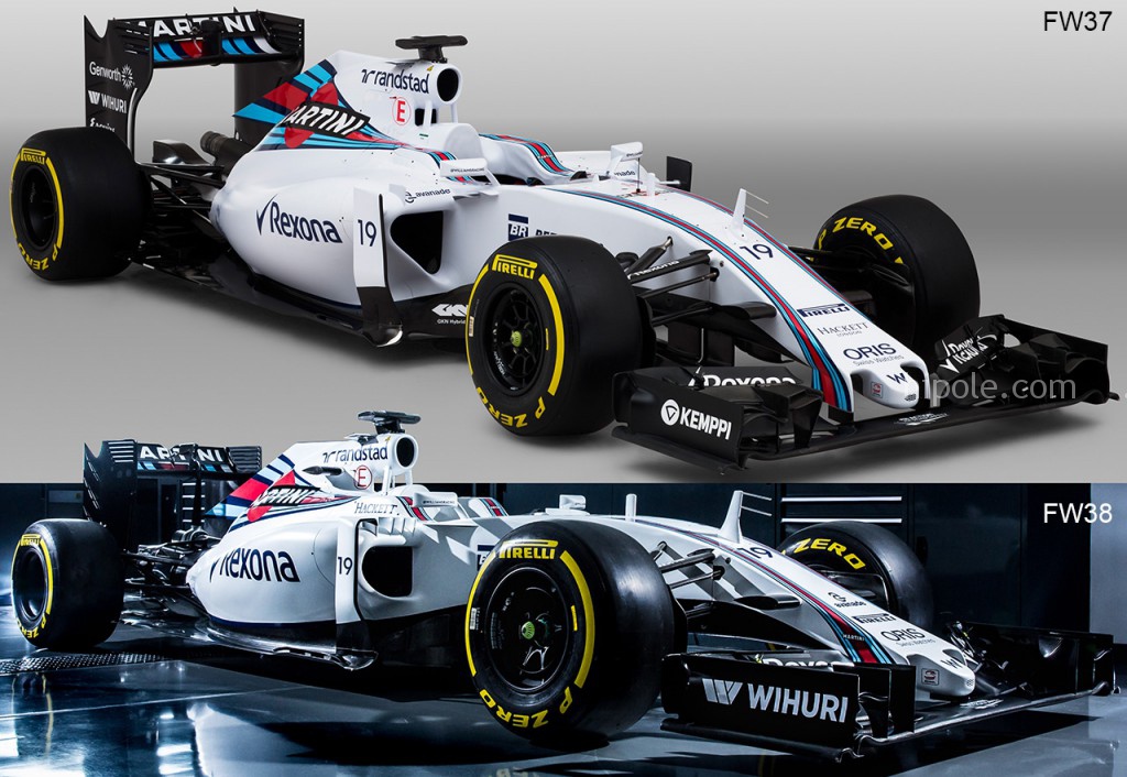 January 2015 The Williams FW38 Photo: Williams F1 ref: Digital Image WS8A8530