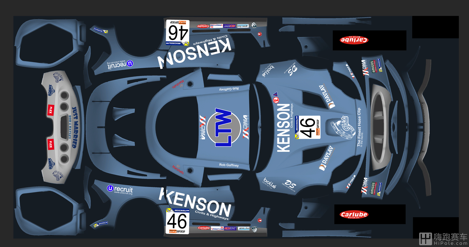 Assetto Corsa自制涂装应用指南 嗨跑赛车hipole 模拟赛车 赛车电竞平台